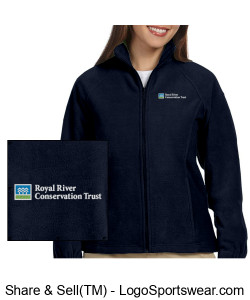 Women's Full zip fleece with RRCT logo Design Zoom